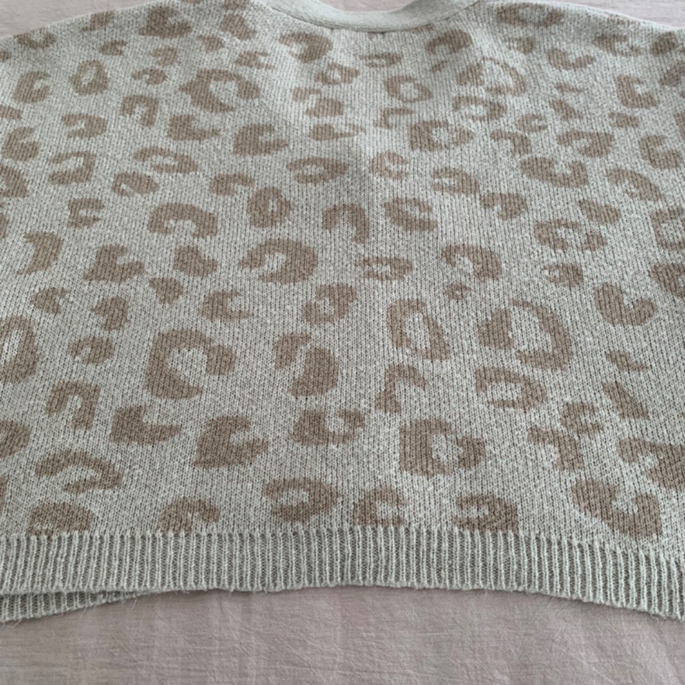 C&C California Plus Sized Leopard Print Cardigan … - image 2